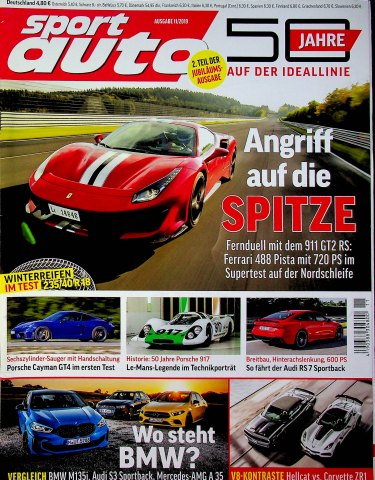 Deckblatt Sport Auto (11/2019)